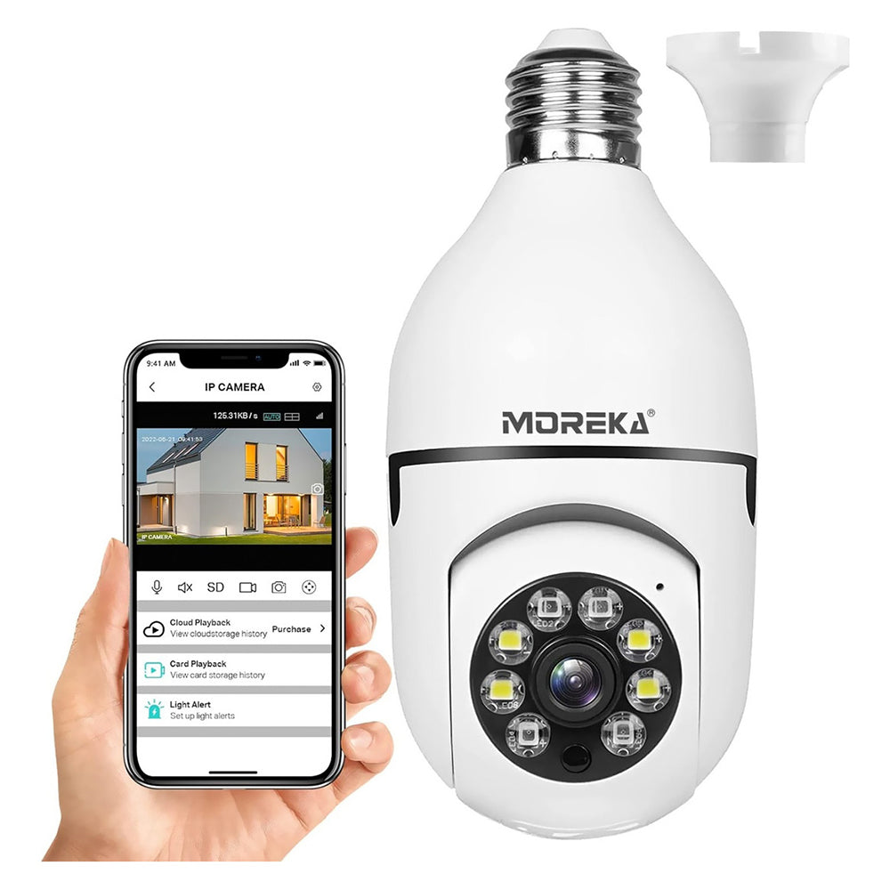 Cámara foco IP 360° Wifi 2mp Visión Nocturna 1080p Jk-001 - Imagen 1