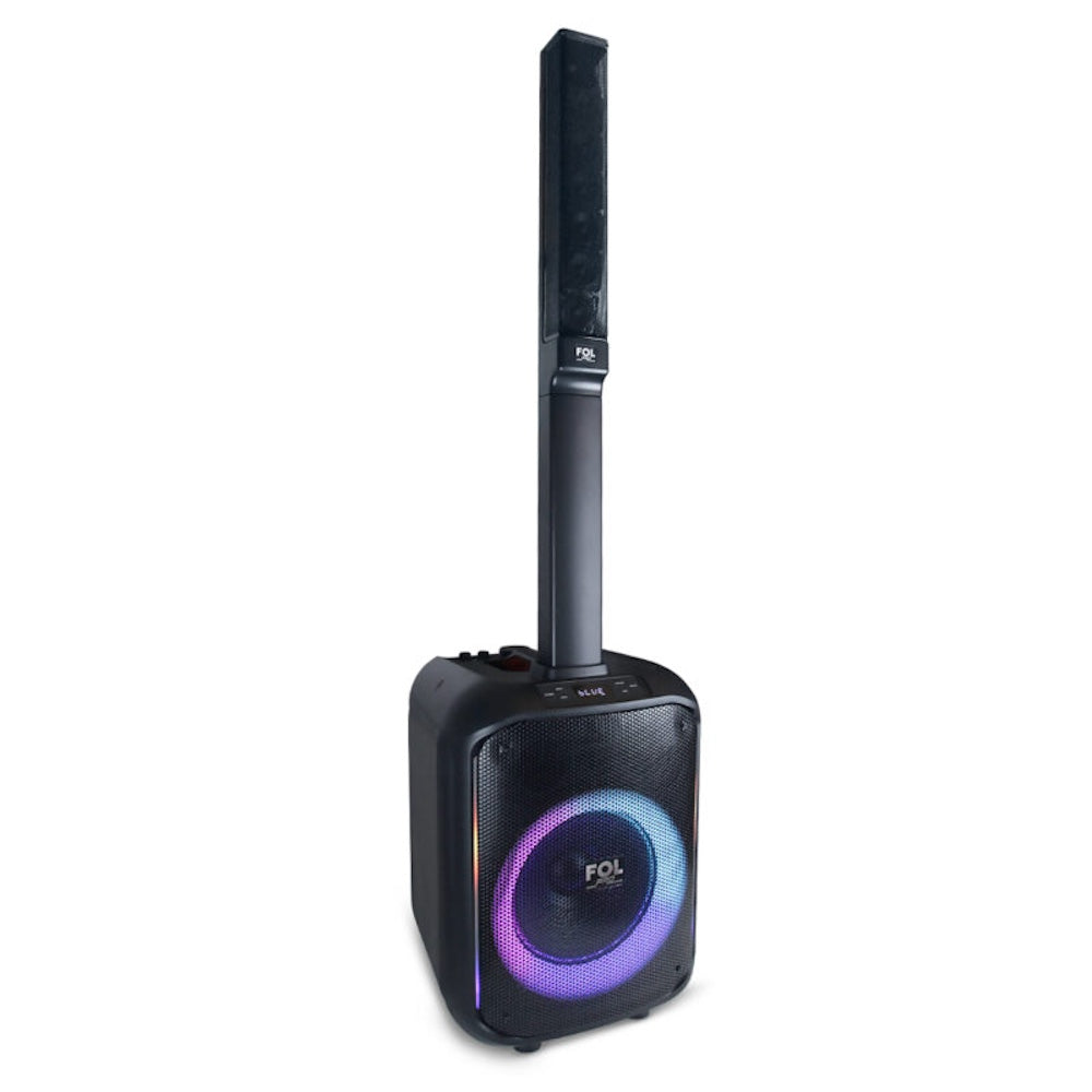 Torre de Sonido 100W Subwoofer 10? + 4 bocinas de 2.25?con Micrófono Recargable FOL FS-T868 - Imagen 11