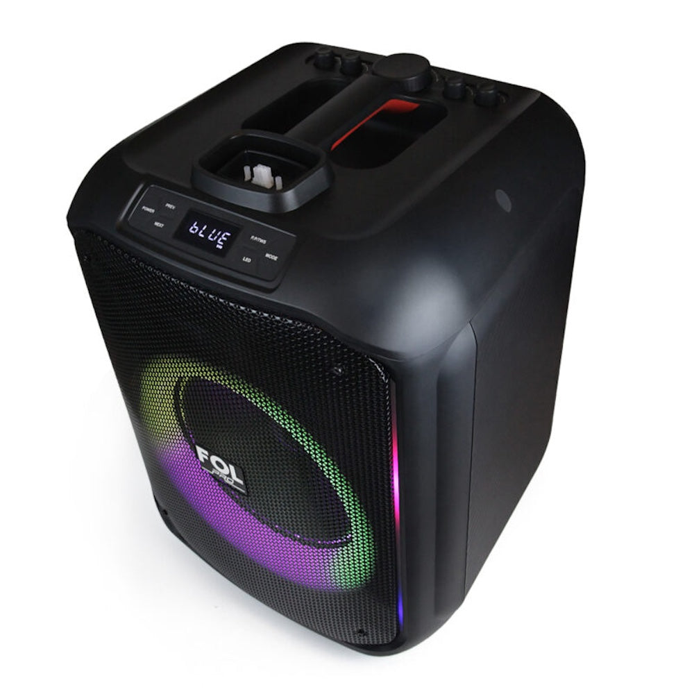 Torre de Sonido 100W Subwoofer 10? + 4 bocinas de 2.25?con Micrófono Recargable FOL FS-T868 - Imagen 9