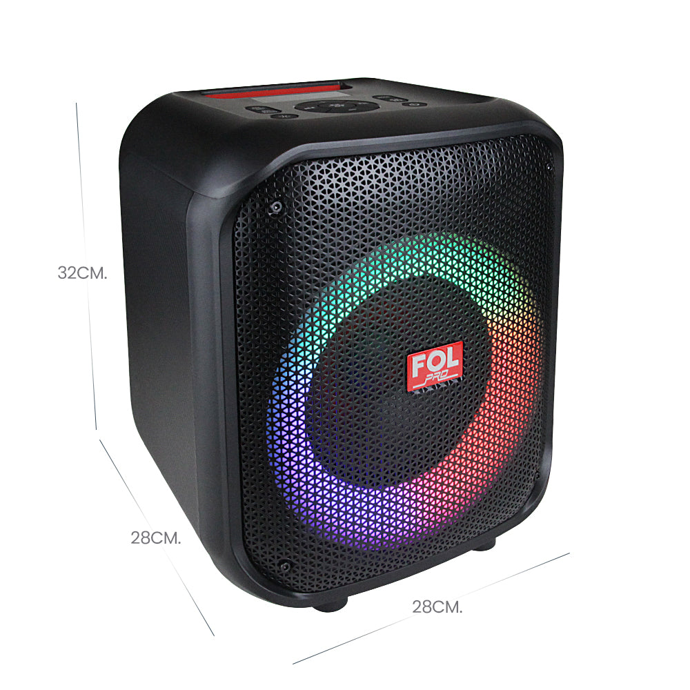 Bocina Bluetooth 50W 6.5 + 2 de 2.25 2000mAh con Microfono FOL FS-L1216M - Imagen 7