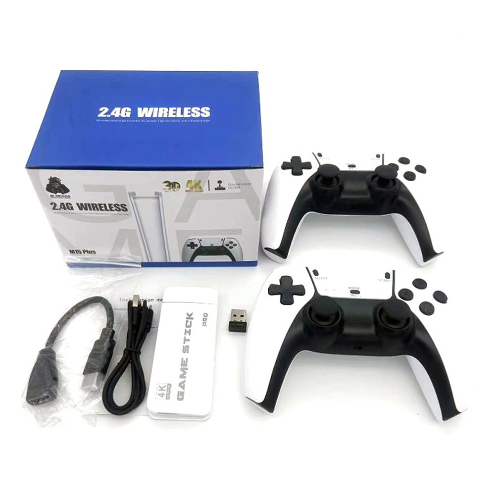 Game Stick consola 4k de Videojuegos M15 Inalámbricos 64gb Retro - Imagen 2