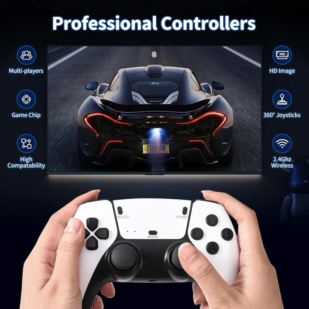 Game Stick consola 4k de Videojuegos M15 Inalámbricos 64gb Retro - Imagen 4