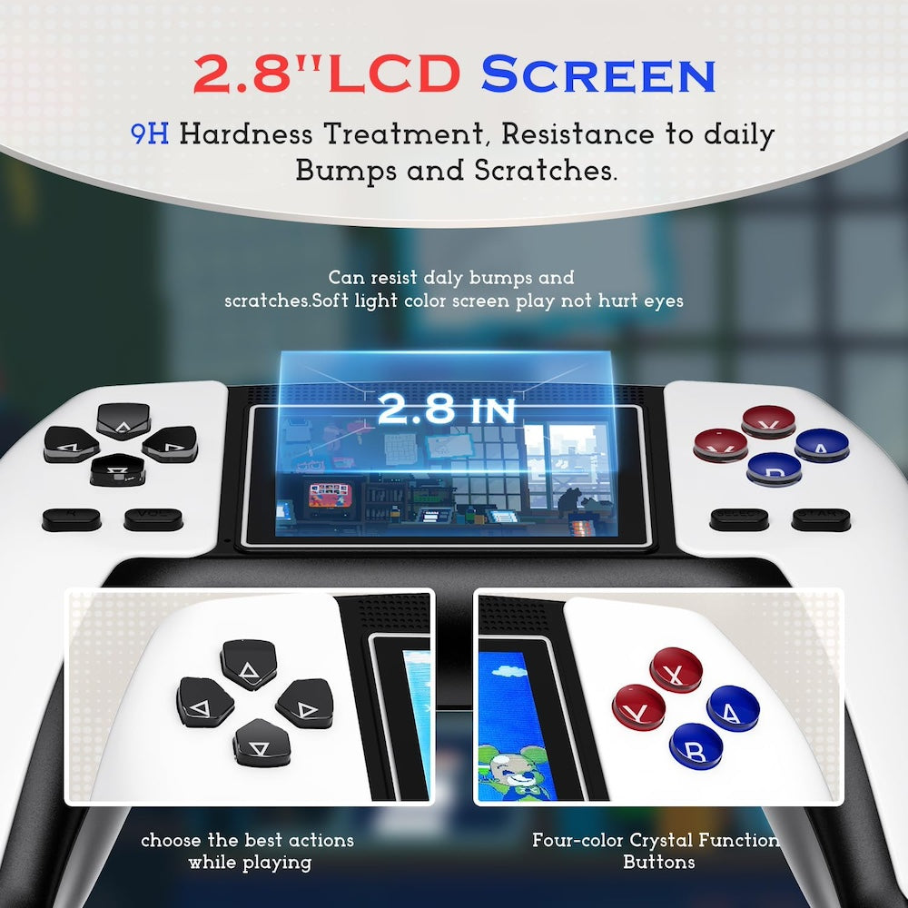 Consola de Videojuegos Portátil P5 LCD TFT de 2.8 control adicional - Imagen 4