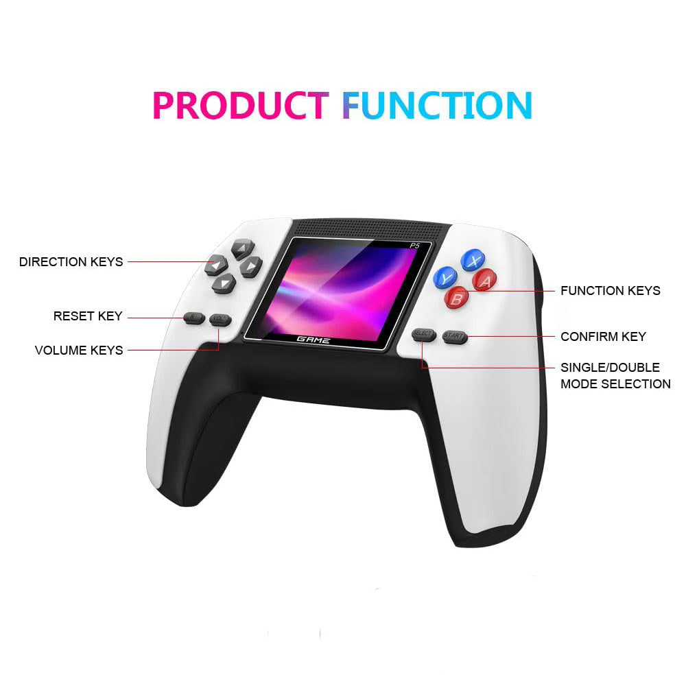 Consola de Videojuegos Portátil P5 LCD TFT de 2.8 control adicional - Imagen 8