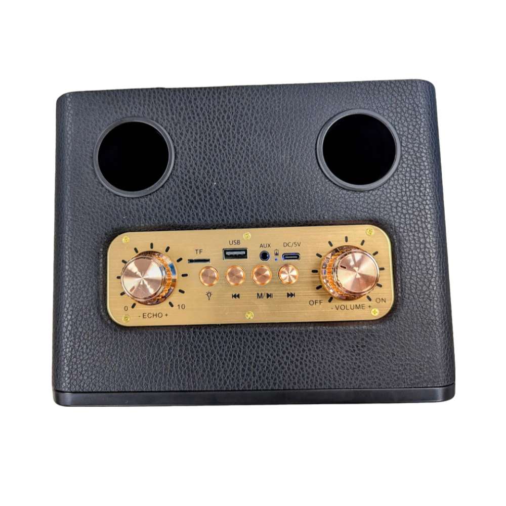 Bocina Karaoke Bluetooth FM dual microfonos RGB Moreka A16 - Imagen 6