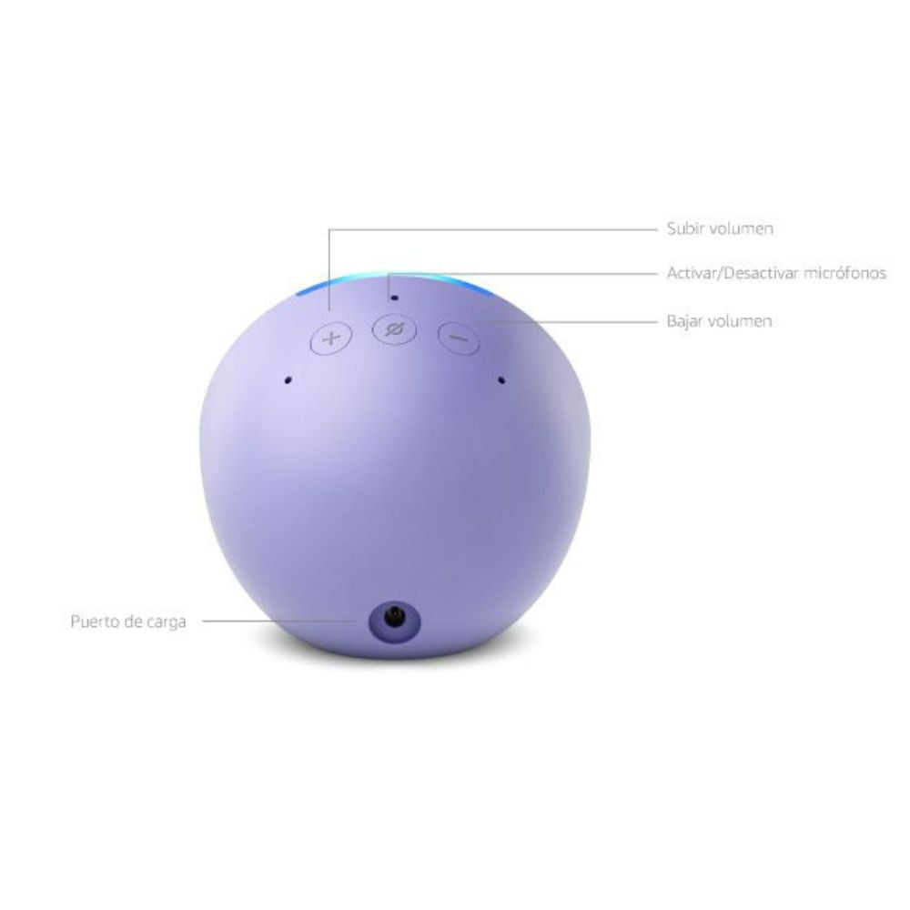 Amazon Echo Pop Bocina Inteligente con Alexa — Bluetooth, USB, Radio FM - Imagen 4