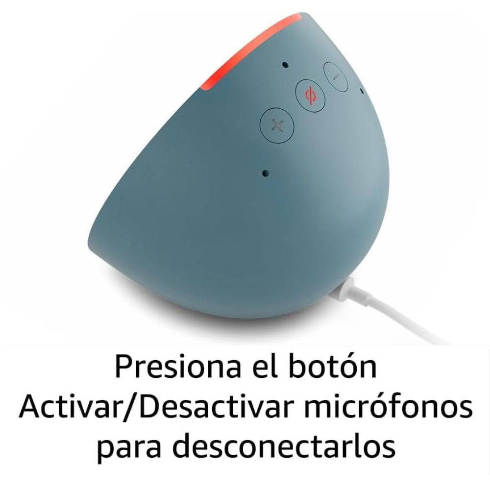 Amazon Echo Pop Bocina Inteligente con Alexa — Bluetooth, USB, Radio FM - Imagen 7