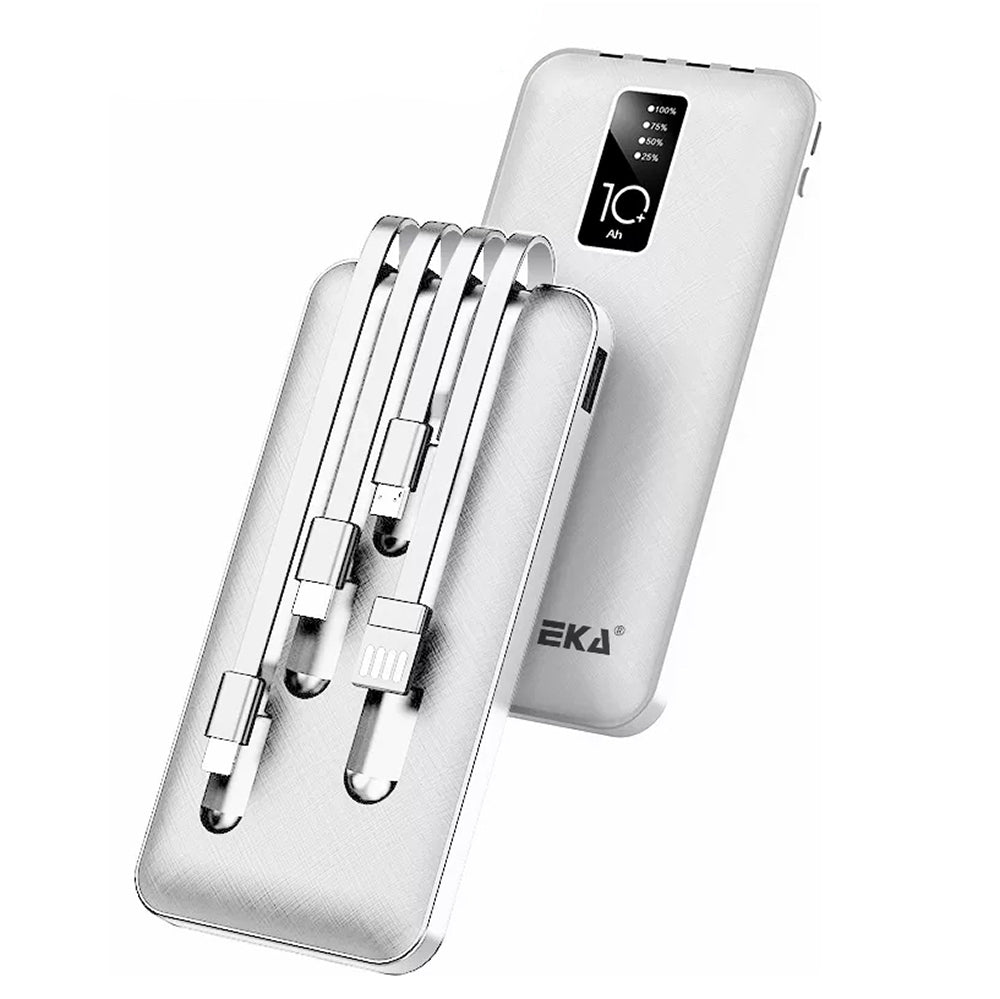 Power Bank Moreka K050 10000 cables C USB AM Lightning y Micro USB - Imagen 9