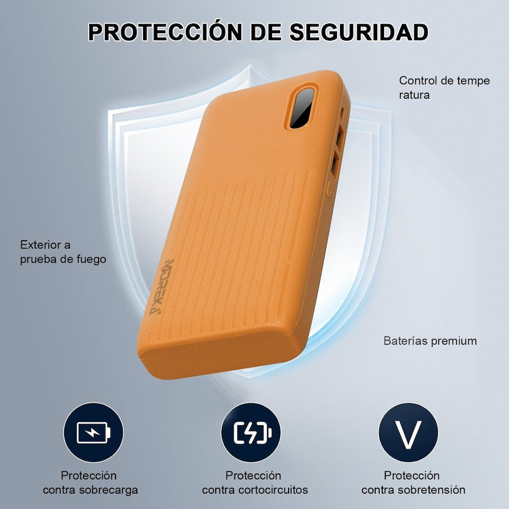 Power Bank Moreka K084 7500 mAh 2 USB, V8 - Imagen 6