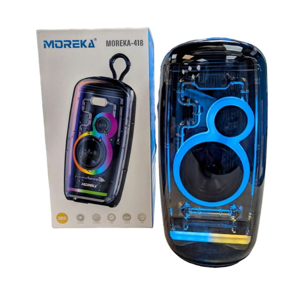 Bocina Moreka 418 16W 2000mAh Bluetooth, TF Card, Radio FM, USB Contra Agua IPX6 (copia) - Imagen 1