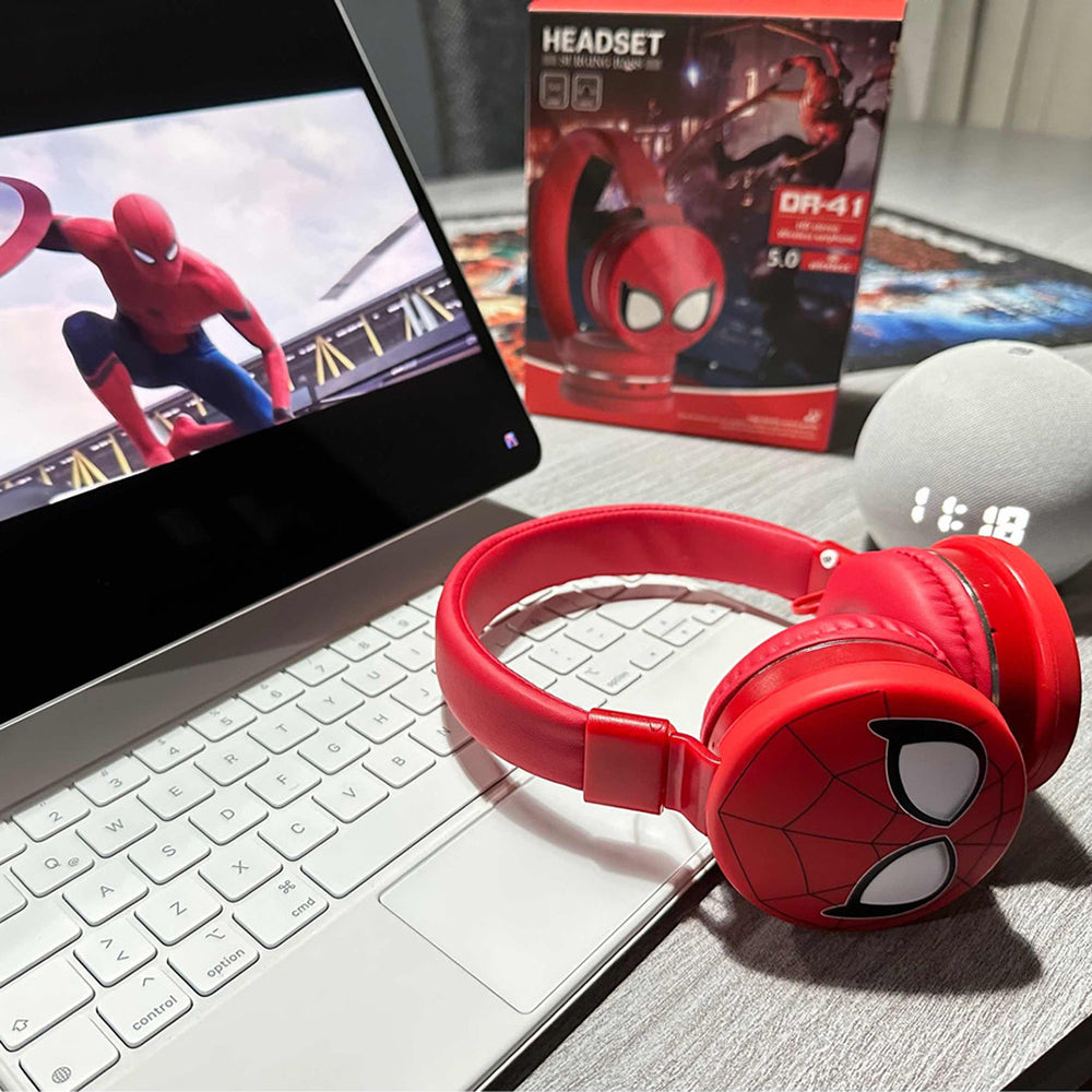 Audífonos Diadema Bluetooth Spiderman Inalámbrico Plegable (copia) - Imagen 3