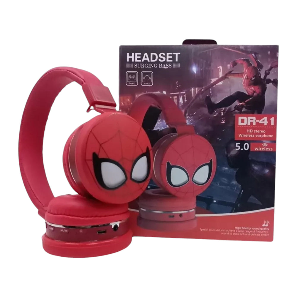 Audífonos Diadema Bluetooth Spiderman Inalámbrico Plegable (copia) - Imagen 4