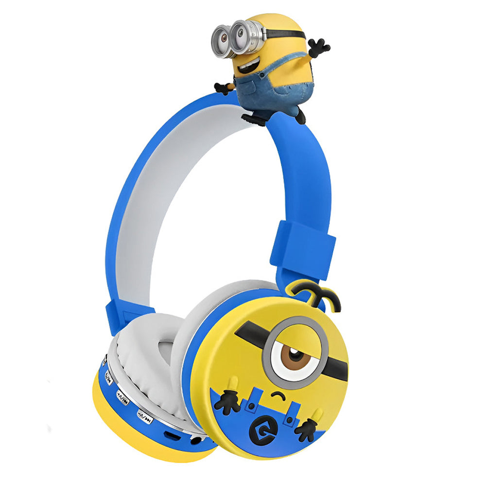 Audífonos Diadema Bluetooth Minions Inalámbrico Plegable - Imagen 4