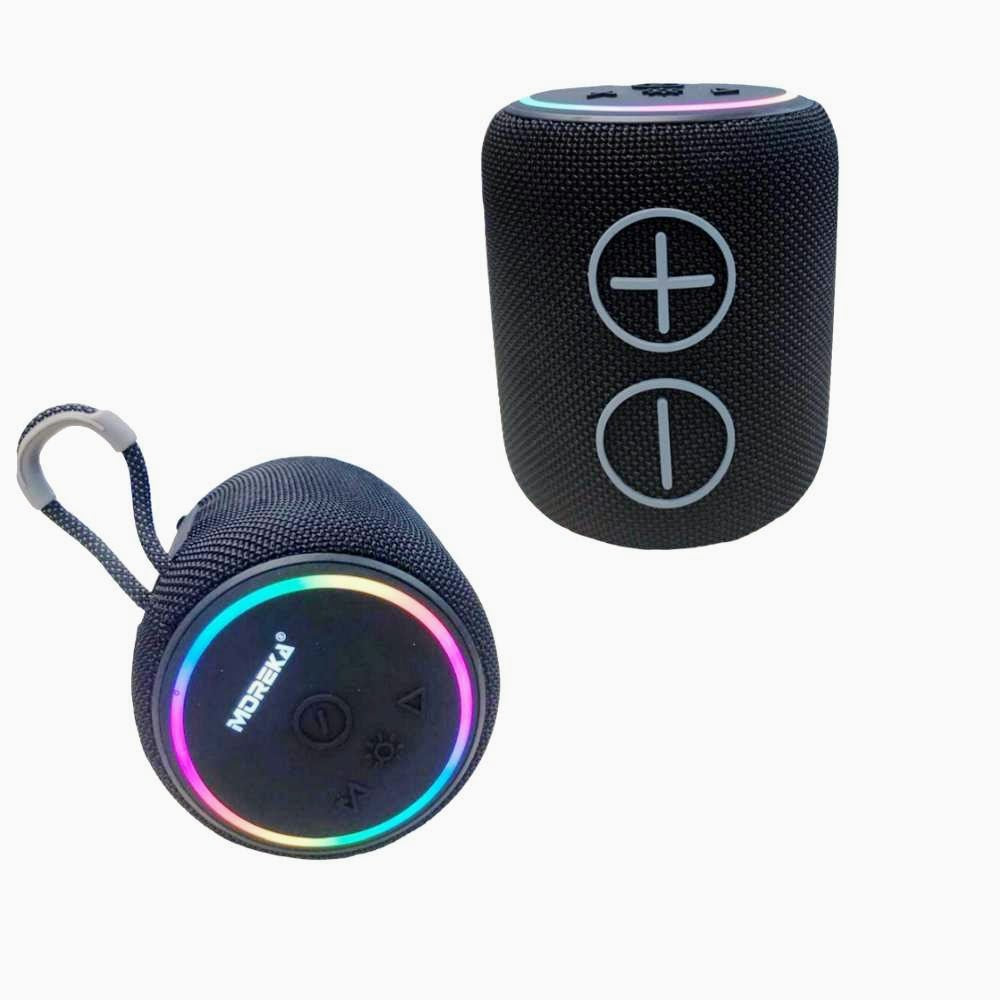 Bocina Moreka 416 8W 1200mAh Bluetooth, TF Card, Radio FM, USB Contra Agua IPX6 - Imagen 1