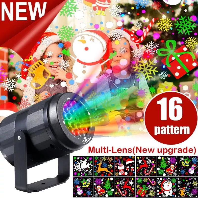 Proyector Láser Led Navidad 16 Diapositivas W886-3-16B - Imagen 2