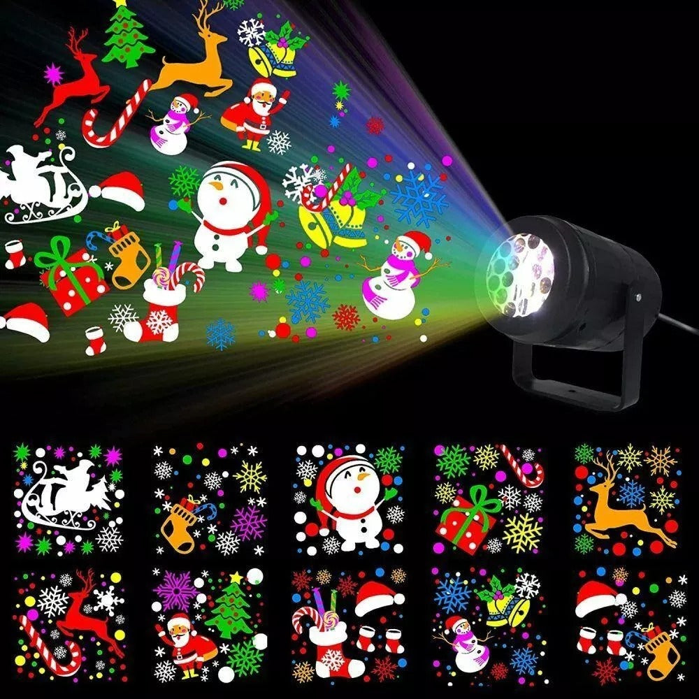 Proyector Láser Led Navidad 16 Diapositivas W886-3-16B - Imagen 7