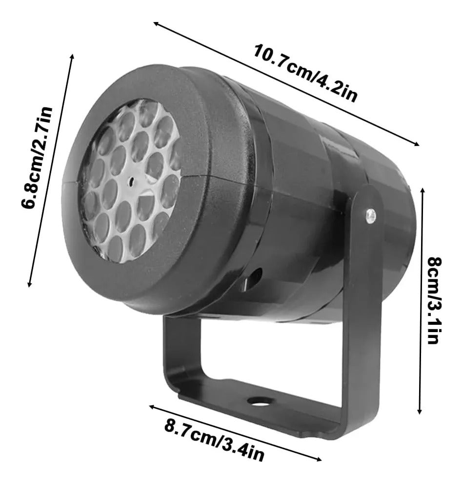 Proyector Láser Led Navidad 16 Diapositivas W886-3-16B - Imagen 8