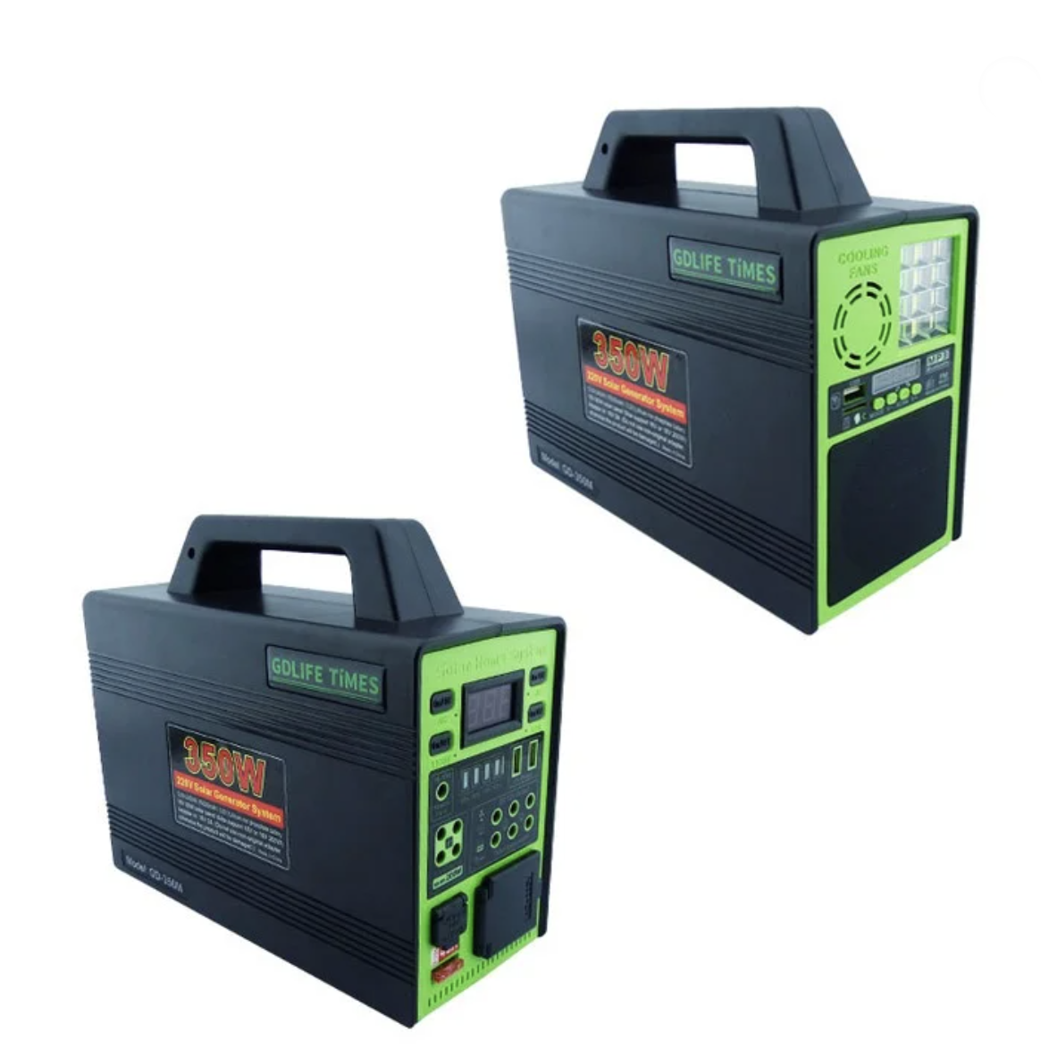 Generador Solar Greate Green Life de 350 Vatios panel solar 16v 75w reflector, bocina 4 bombillas - Imagen 5