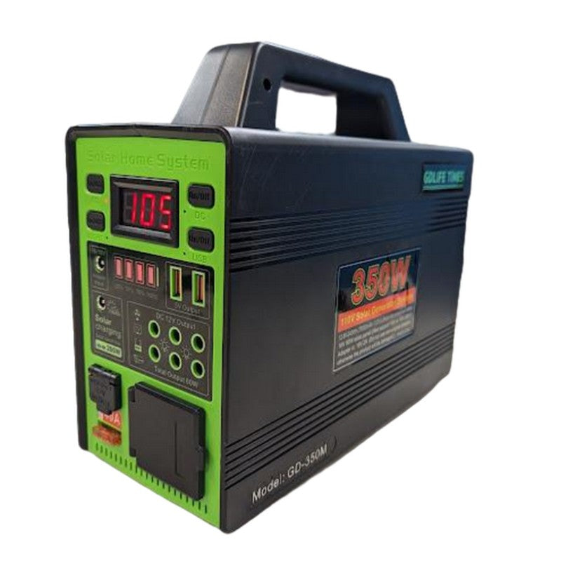 Generador Solar Greate Green Life de 350 Vatios panel solar 16v 75w reflector, bocina 4 bombillas - Imagen 6