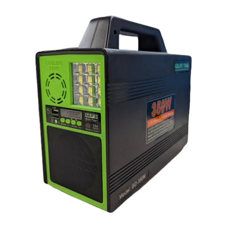 Generador Solar Greate Green Life de 350 Vatios panel solar 16v 75w reflector, bocina 4 bombillas - Imagen 7