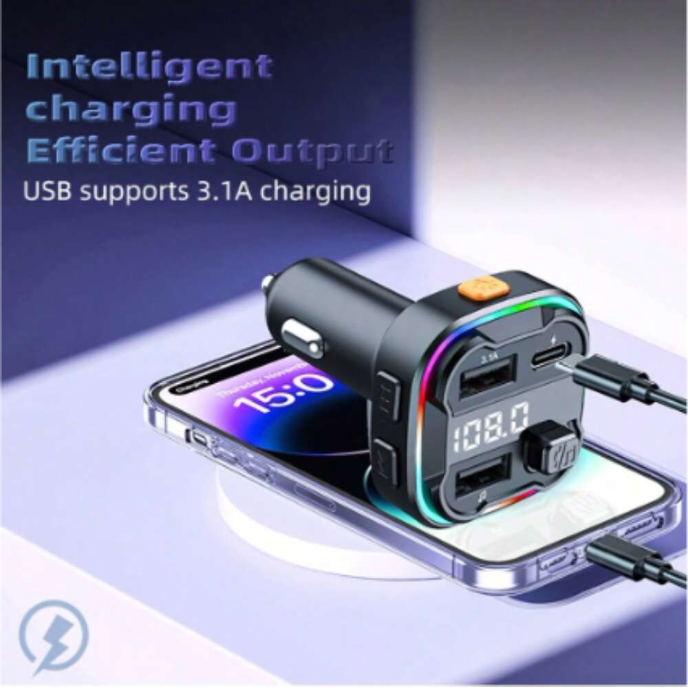 Transmisor Bluetooth Moreka CP-0069 5.3 FM Plug In manos libres para coche - Imagen 5