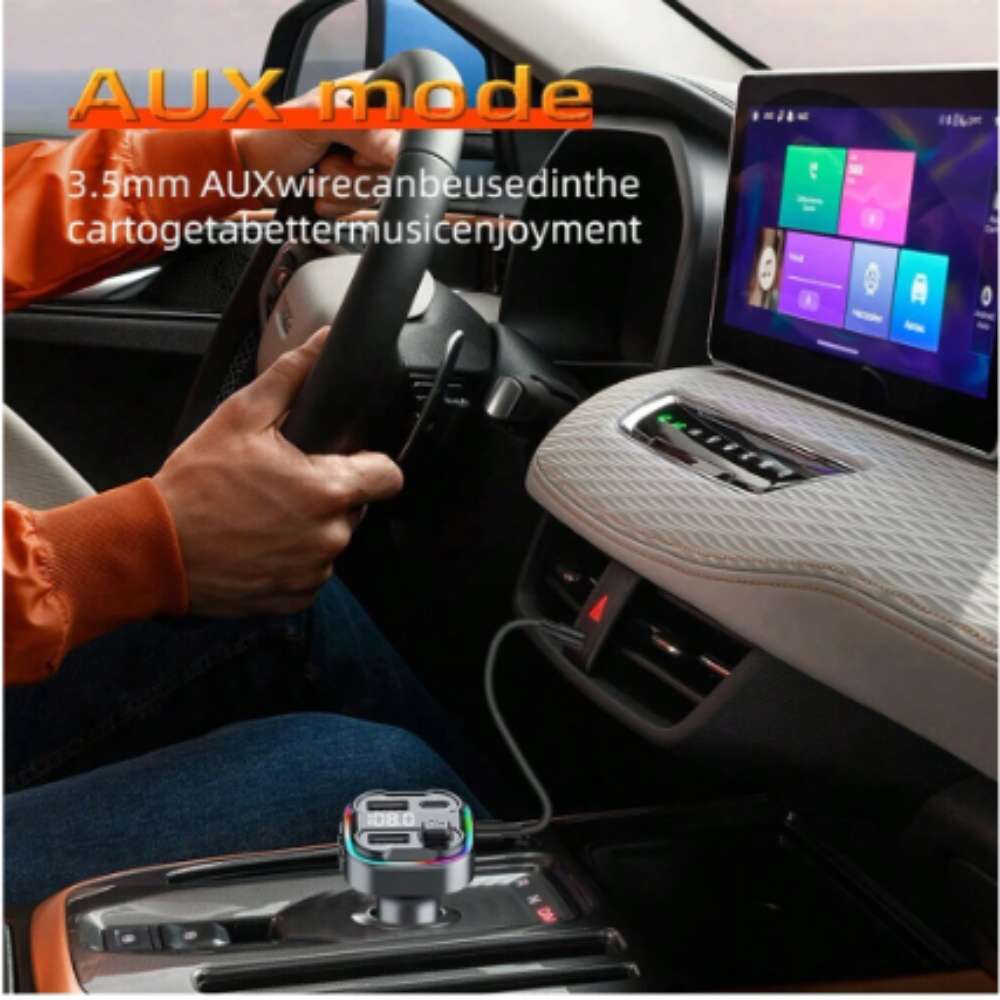 Transmisor Bluetooth Moreka CP-0069 5.3 FM Plug In manos libres para coche - Imagen 6