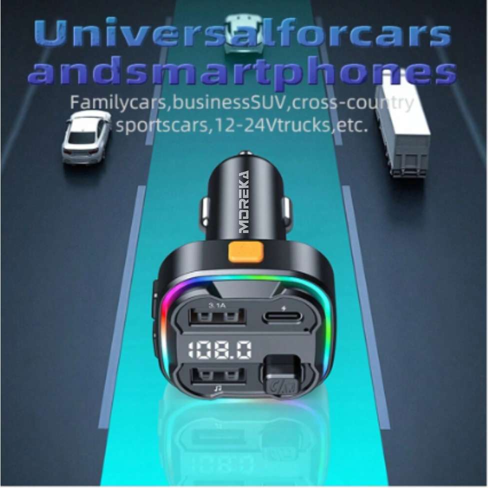 Transmisor Bluetooth Moreka CP-0069 5.3 FM Plug In manos libres para coche - Imagen 7
