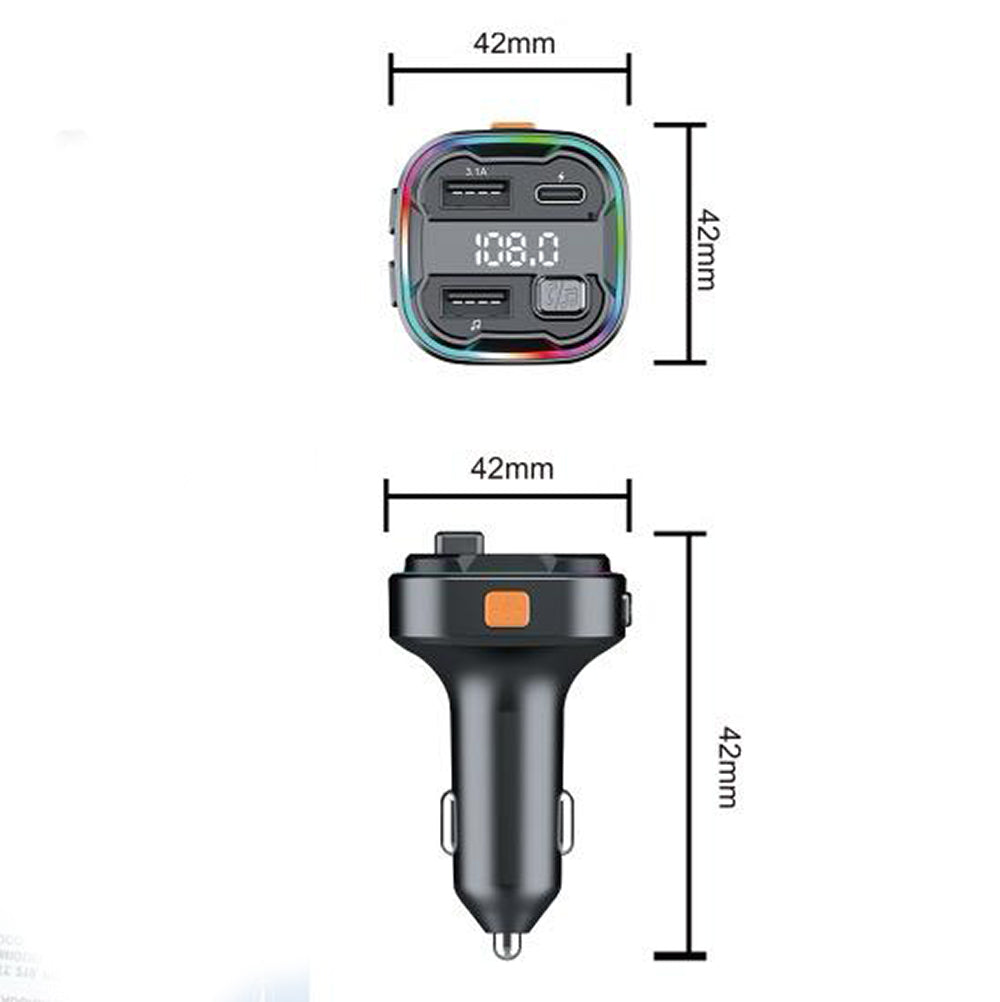 Transmisor Bluetooth Moreka CP-0069 5.3 FM Plug In manos libres para coche - Imagen 8