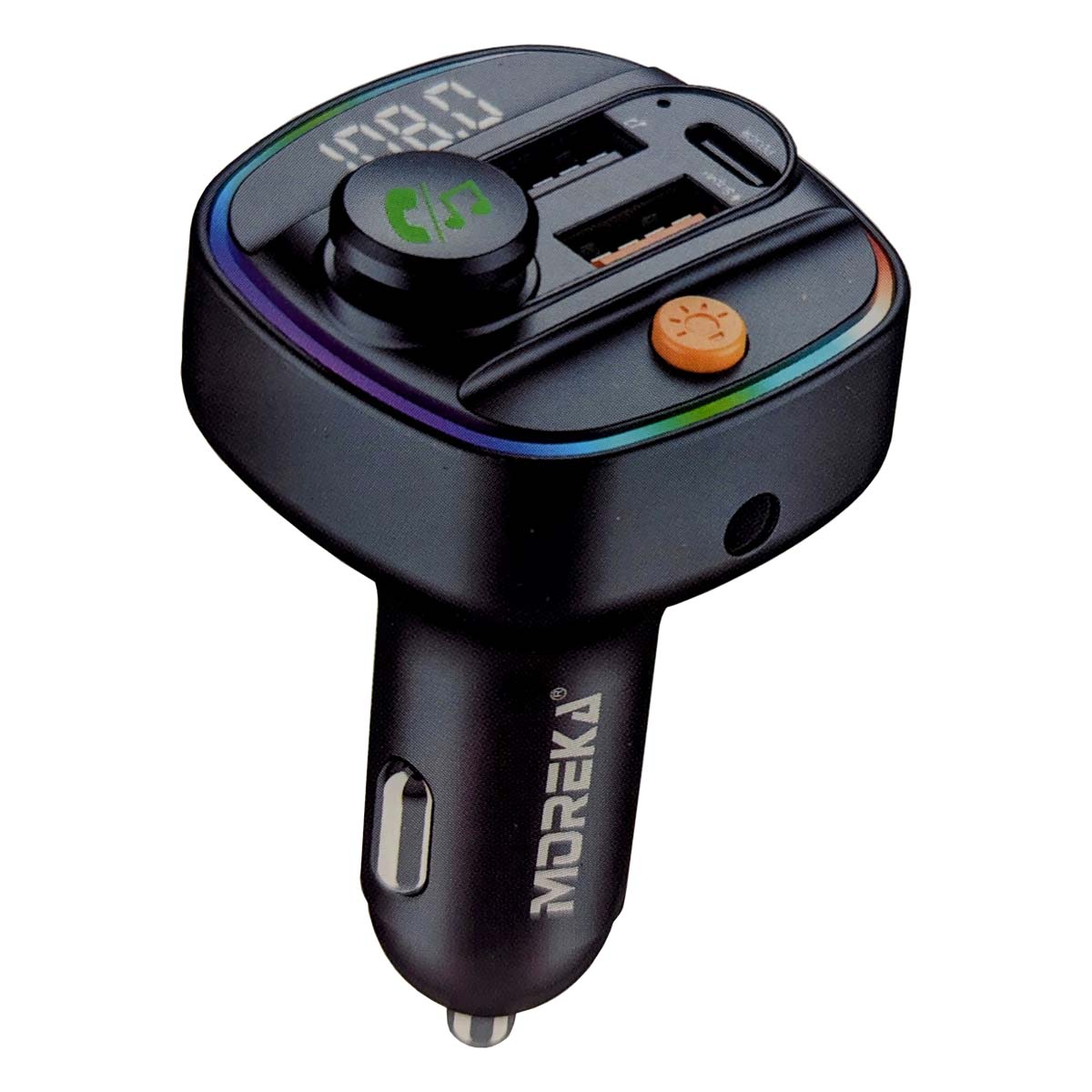 Transmisor Bluetooth Moreka CP-0070 5.3 FM manos libres para coche - Imagen 1