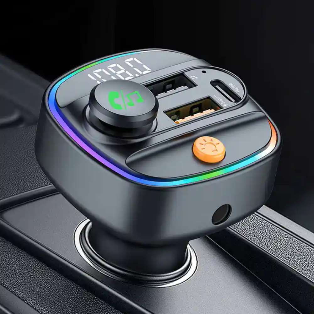 Transmisor Bluetooth Moreka CP-0070 5.3 FM manos libres para coche - Imagen 2