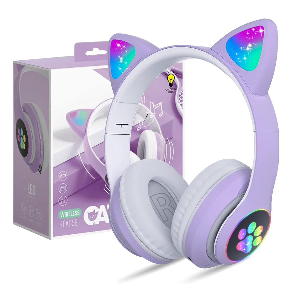 Audífonos Diadema Gato STN-28 Bluetooth RGB - Imagen 1