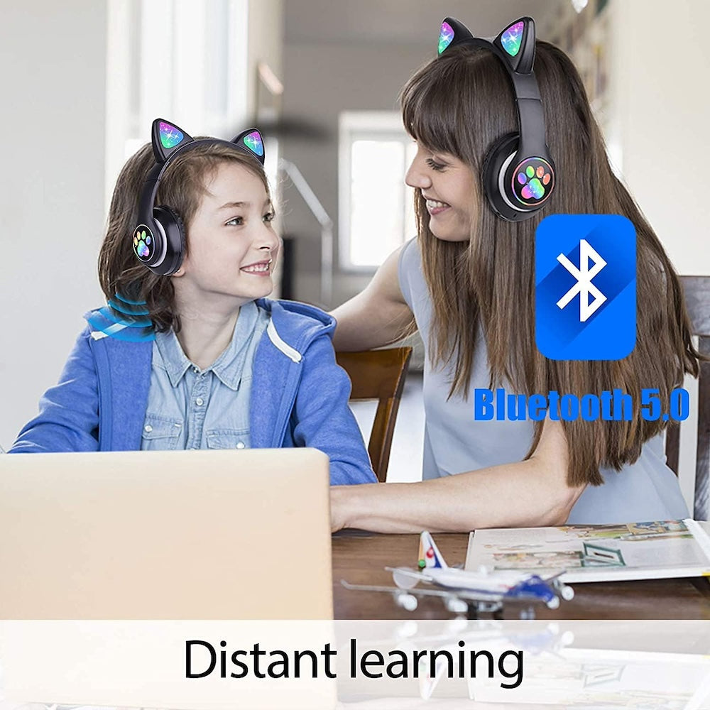 Audífonos Diadema Gato STN-28 Bluetooth RGB - Imagen 7