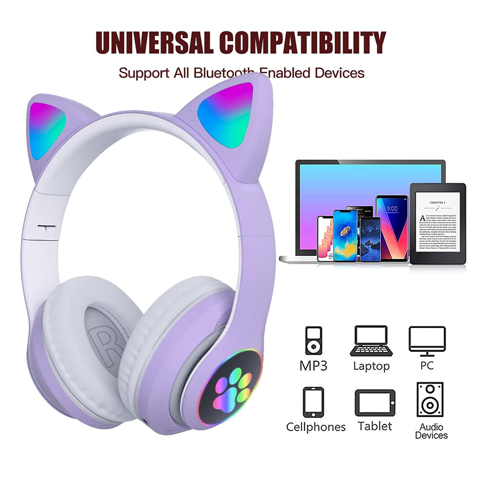 Audífonos Diadema Gato STN-28 Bluetooth RGB - Imagen 9