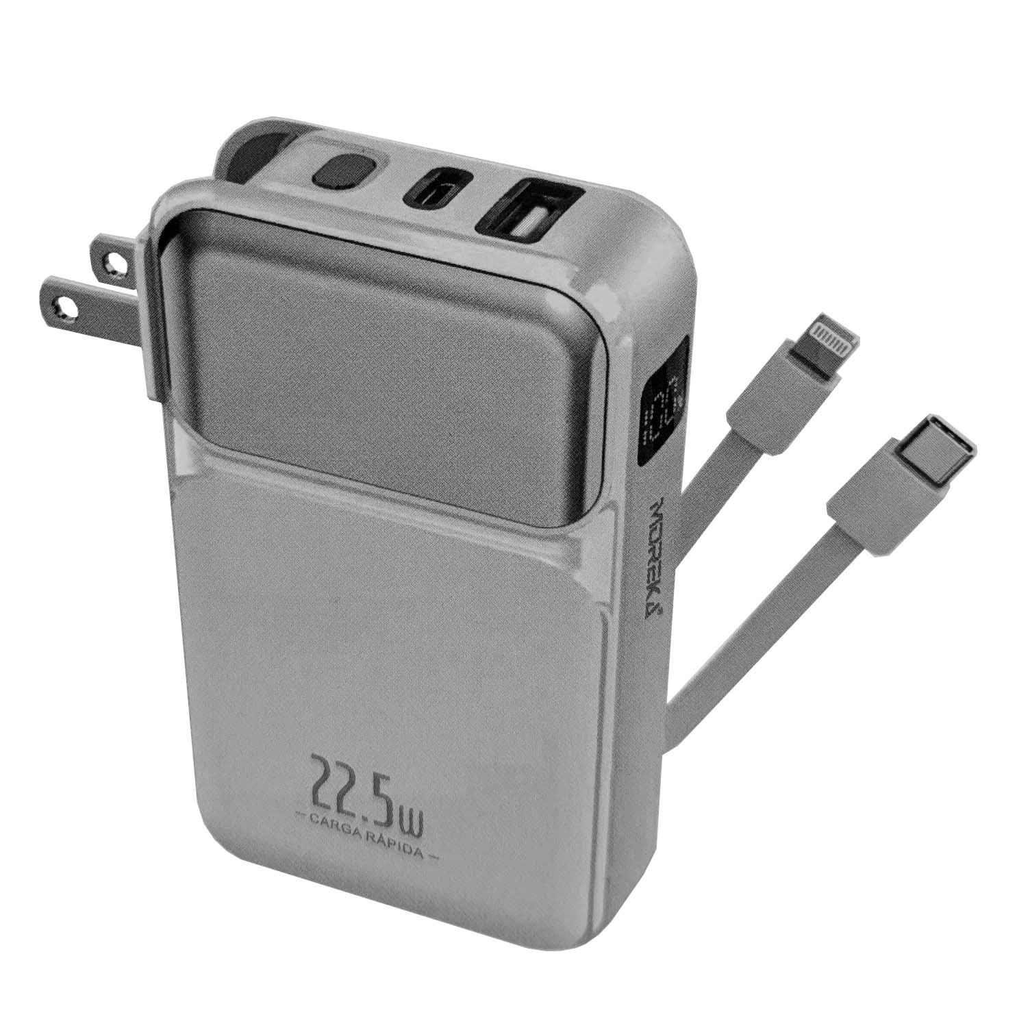Powerbank Moreka K079 12000 mAh 22.5W Tipo C IP - Imagen 1
