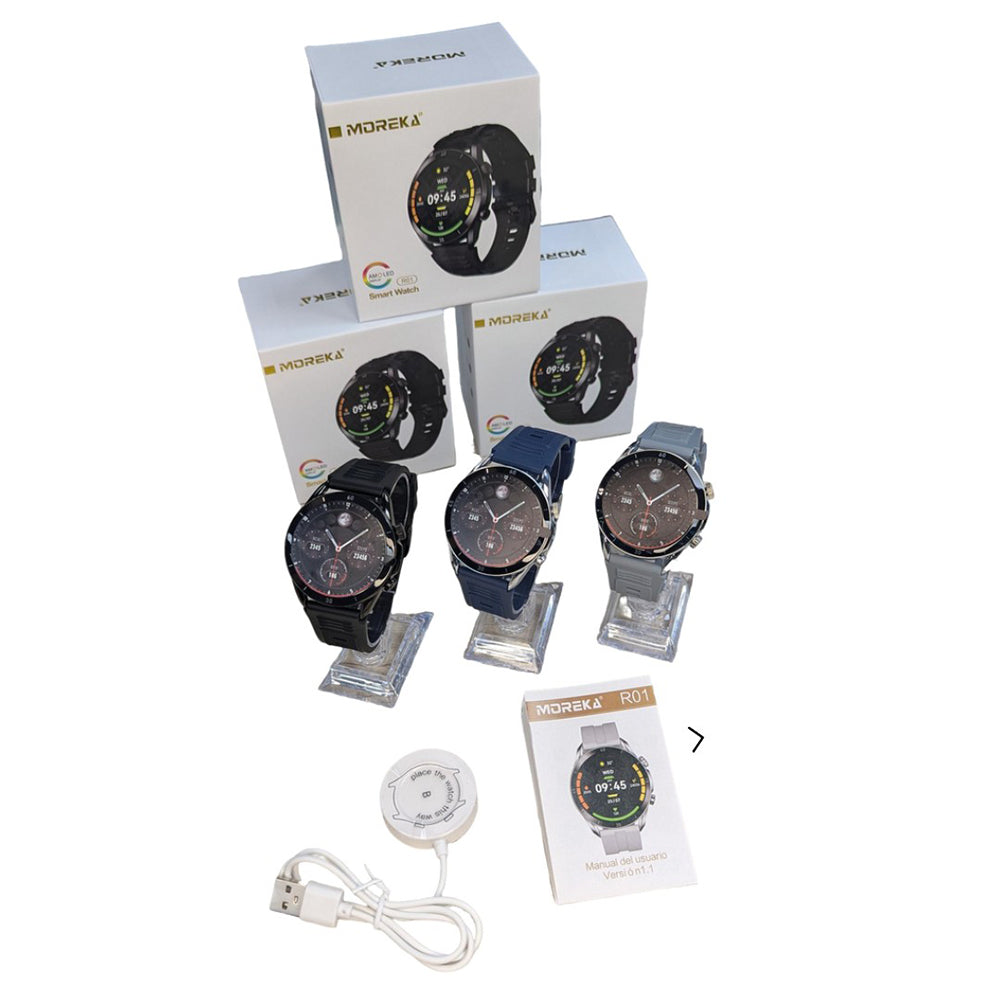 Smart Watch Moreka R01 pantalla amoled 330mAh contra agua IPX68 - Imagen 9