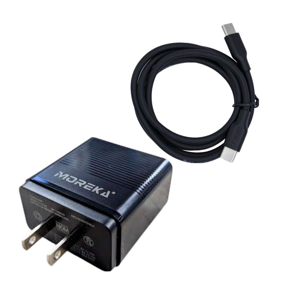 Turbo Cargador 68W 3 puertos C1 22.5W C1 22.5W QC 3.0 23W Cable tipo C CC25