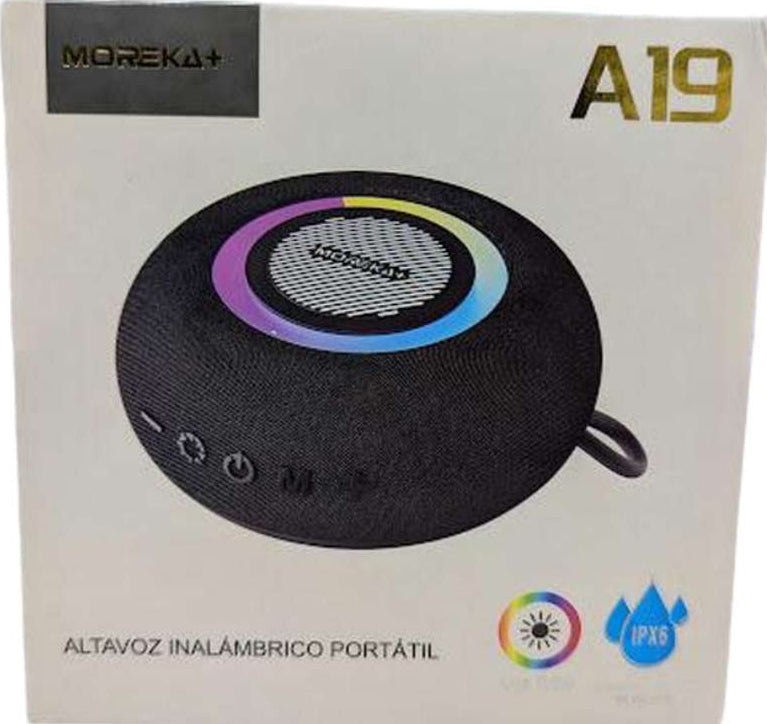 Bocina Moreka A19 16W 2400mAh Bluetooth, TF Card, Radio FM, USB Contra Agua IPX6 - Imagen 9