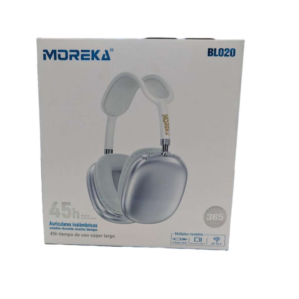 Audífonos Bluetooth V5.4 Moreka BL02O 200mAh 40mm Cancelación de Ruido - Imagen 10