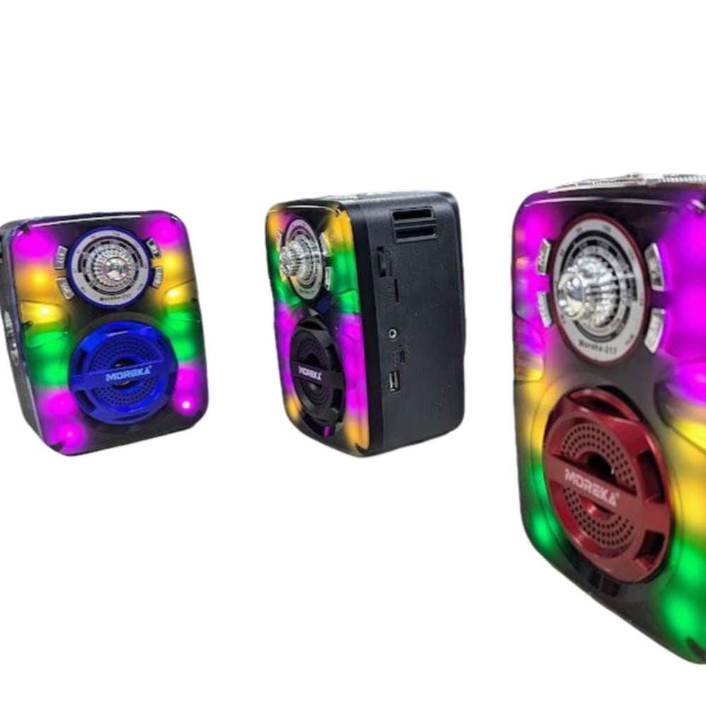 Radio Am Fm Sw Con Bluetooth Usb MicroSD Aux Recargable Moreka 217 - Imagen 2