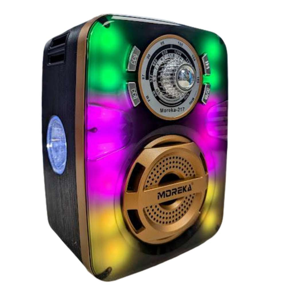Radio Am Fm Sw Con Bluetooth Usb MicroSD Aux Recargable Moreka 217 - Imagen 8