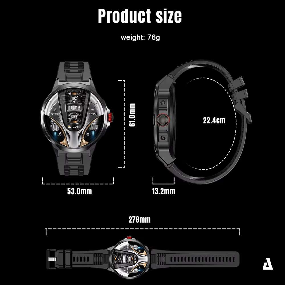 Smart Watch Moreka MSK50 pantalla amoled 700mAh contra agua IPX67 - Imagen 8