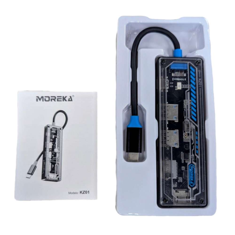 HUB Multipuertos Moreka USB C 6 en 1 Moreka KZ01 - Imagen 5