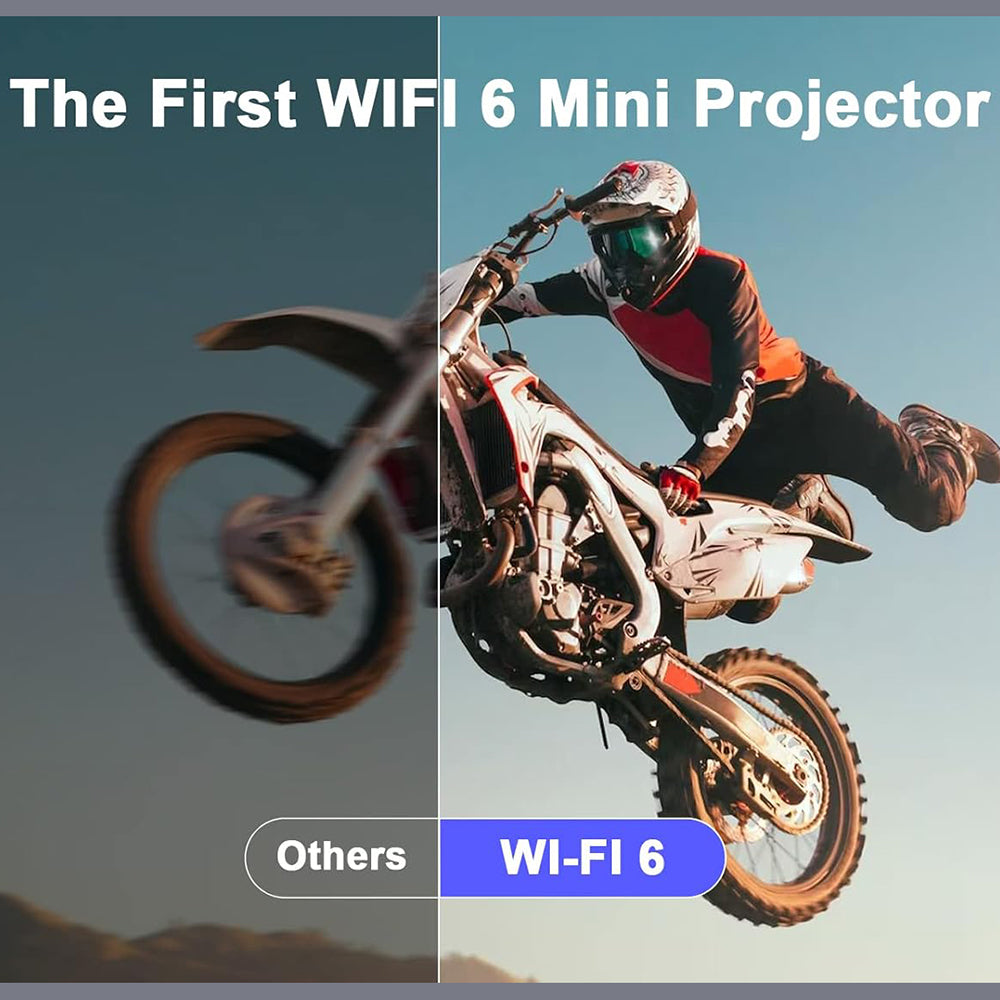 Proyector Profesional Android 4k Hd Wifi Smart Tv Portatil Bluetooth 110v/220v YH300 - Imagen 9