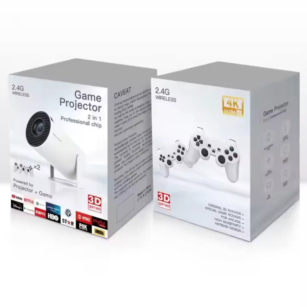 Proyector Android 4k Hd Wifi Smart Tv Videojuegos Portatil M300 MAX - Imagen 12