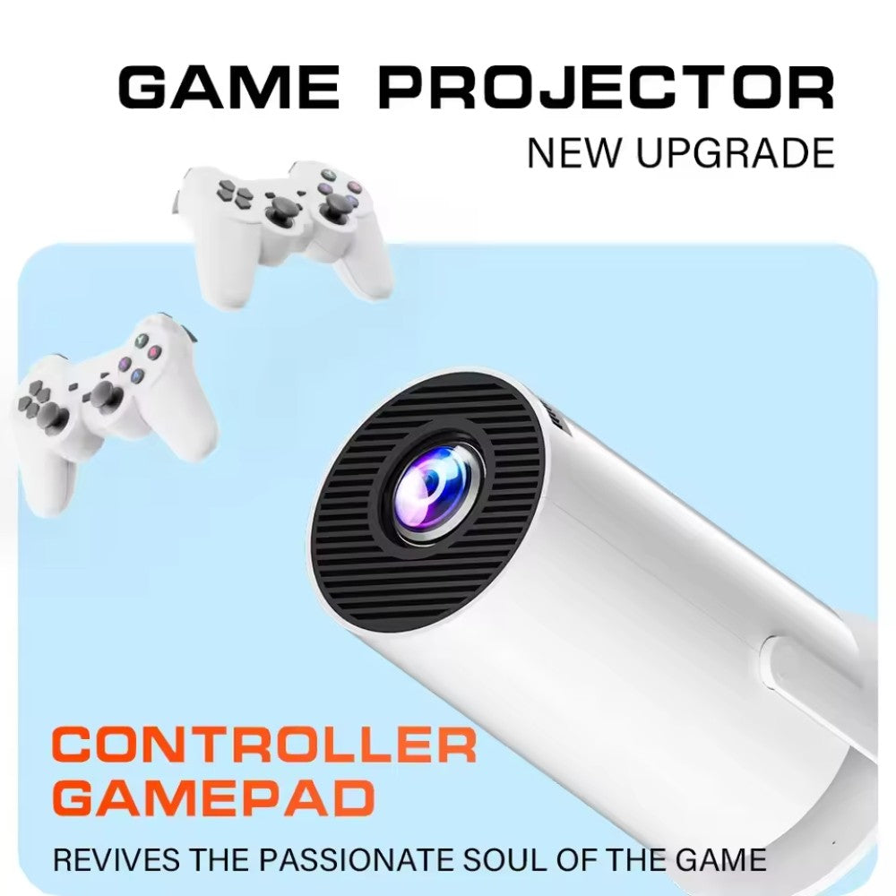 Proyector Android 4k Hd Wifi Smart Tv Videojuegos Portatil M300 MAX - Imagen 4