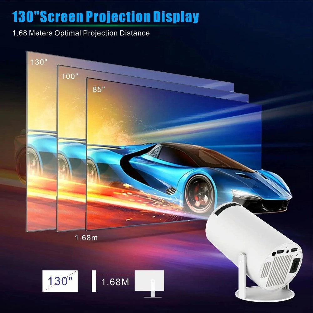 Proyector Android 4k Hd Wifi Smart Tv Videojuegos Portatil M300 MAX - Imagen 6