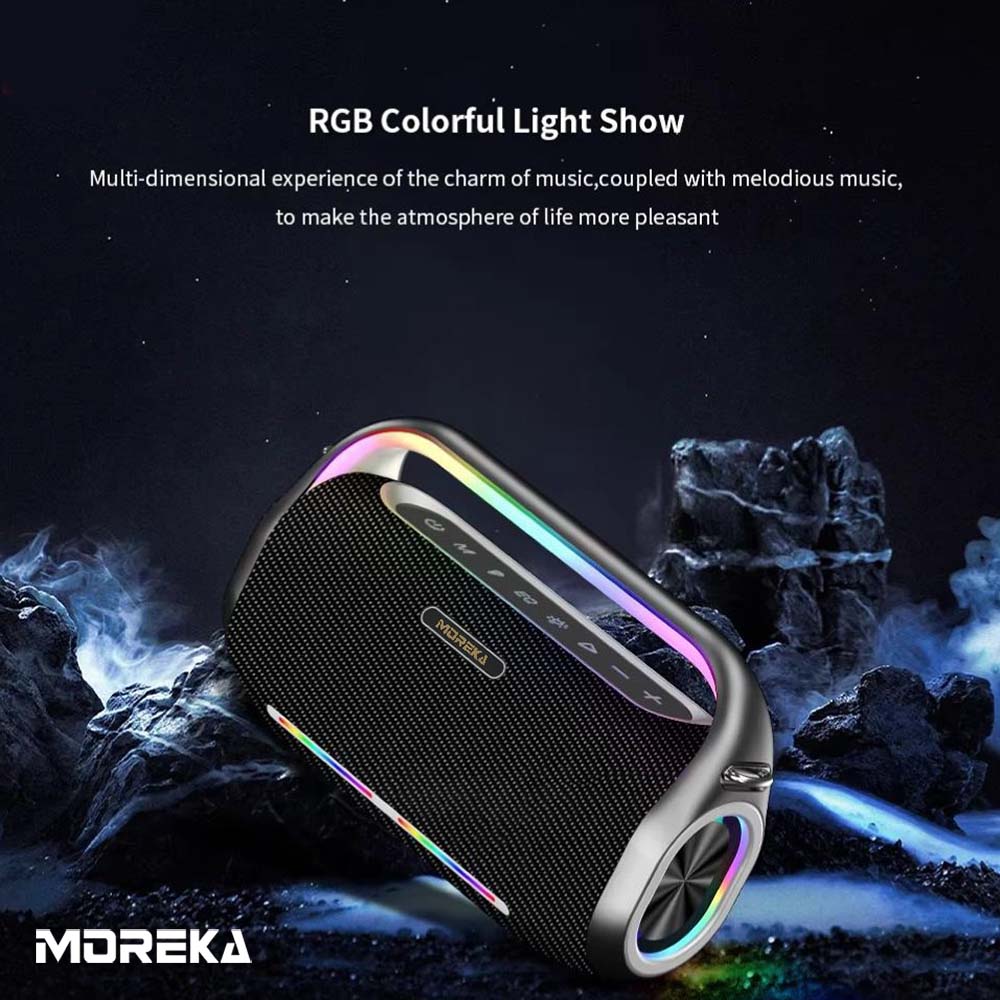Bocina Moreka A34 400W 3000mAh 12 hrs de bateria Bluetooth, Contra Agua IPX5 - Imagen 4