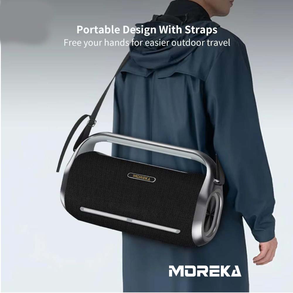 Bocina Moreka A34 400W 3000mAh 12 hrs de bateria Bluetooth, Contra Agua IPX5 - Imagen 7