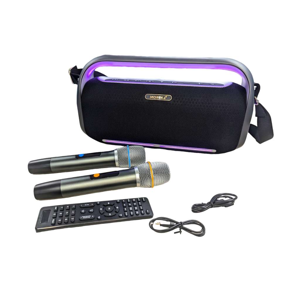 Bocina Moreka A33 250W 18000mAh 12 hrs de bateria Bluetooth, Contra Agua IPX5 - Imagen 4