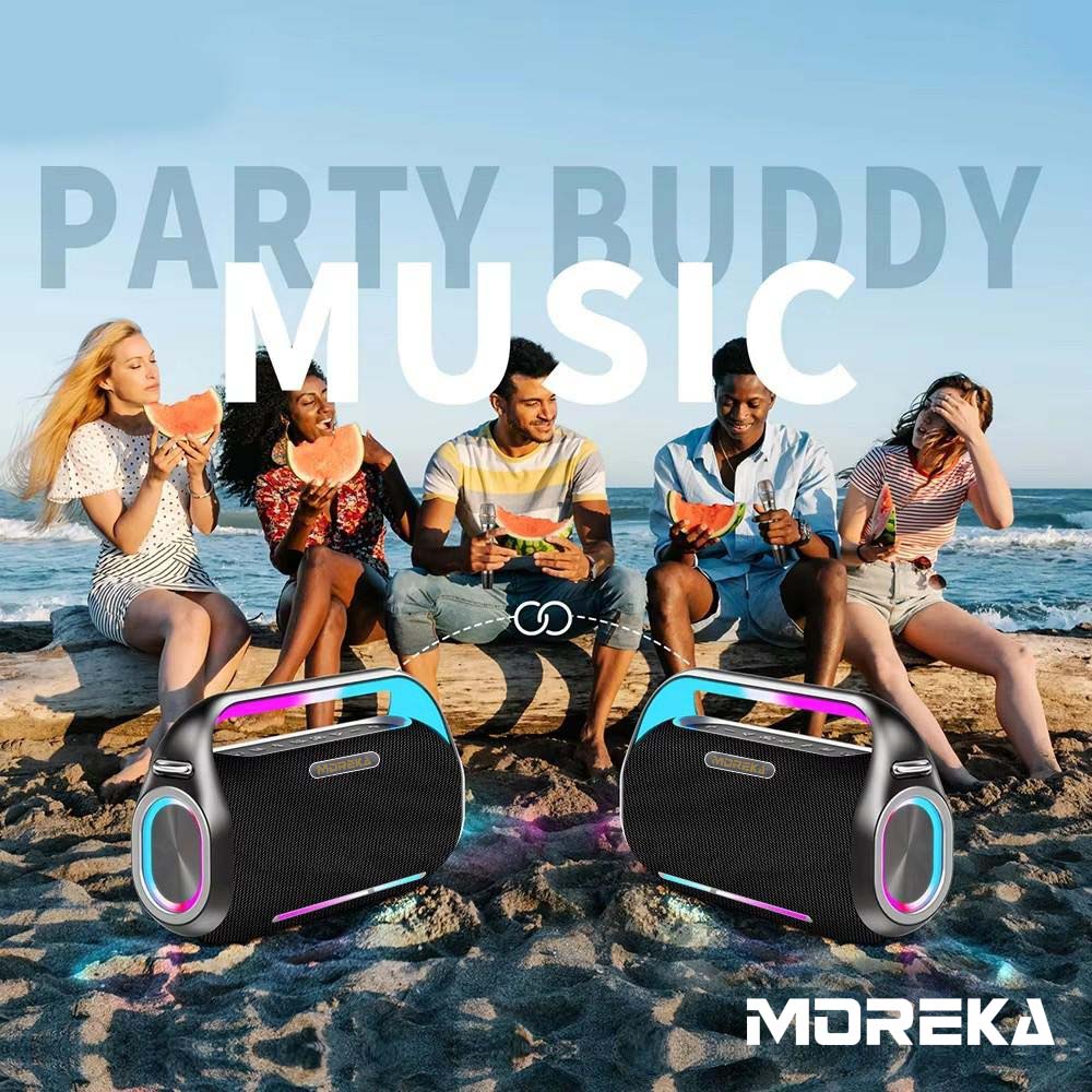Bocina Moreka A33 250W 18000mAh 12 hrs de bateria Bluetooth, Contra Agua IPX5 - Imagen 8